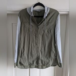 The North Face Flannel Hoodie Jacket/Hoodie M